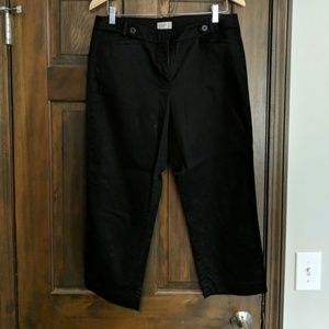Loft black capris size 10